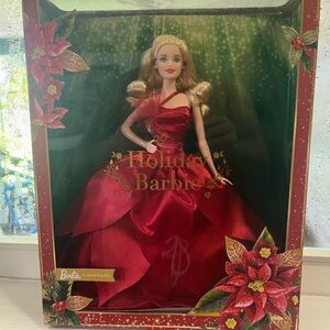 2022 Barbie signature holiday doll blonde hair Mattel HBY06 new in box